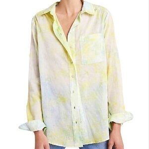 Anthropologie Pilcro and the Letterpress Tie Dye Button Up - XS